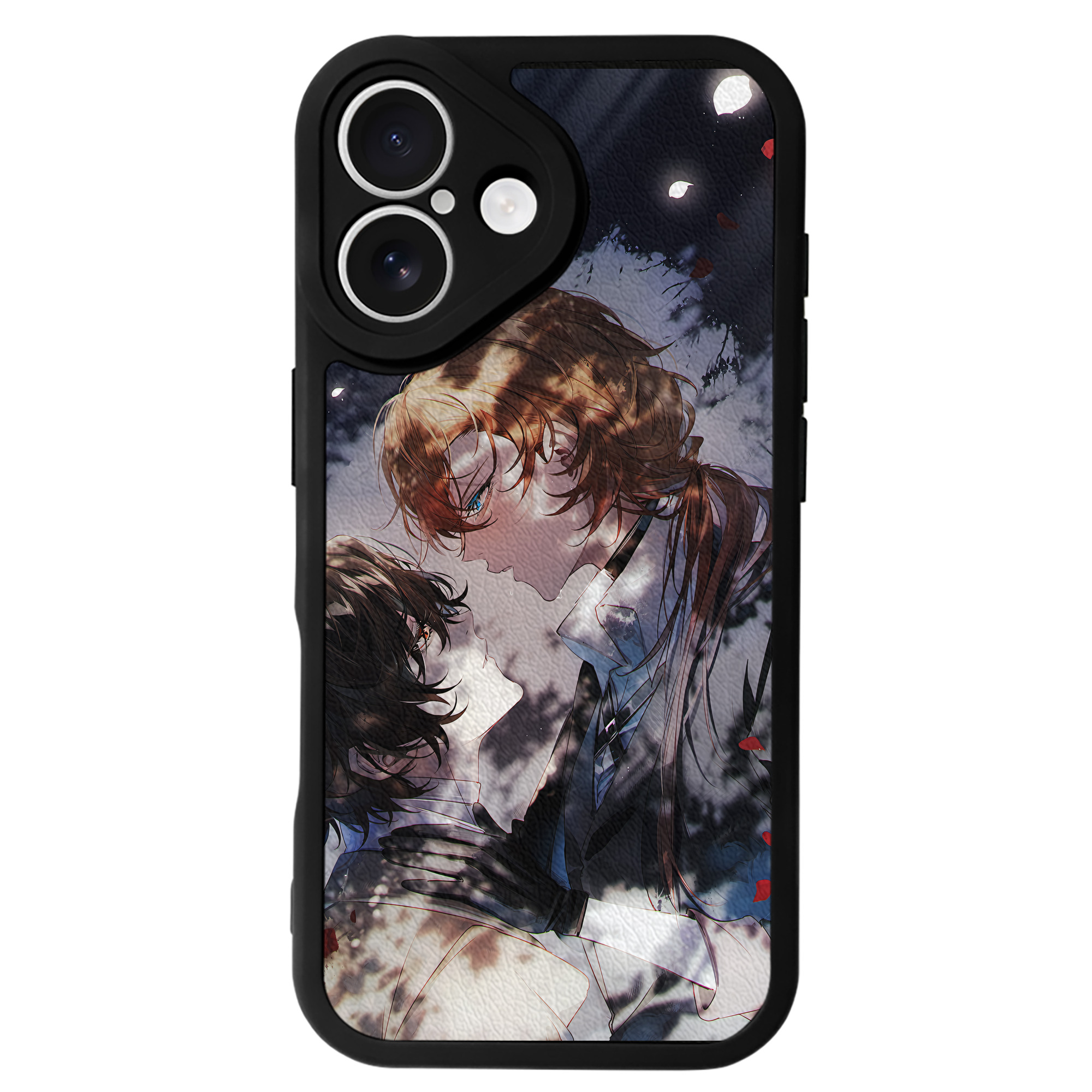 （画像用） 文豪ストレイドッグス Bungo Stray Dogs 【iPhone 16シリーズ対応】シリコンスマホケース（レザー調） 材質：シリコン